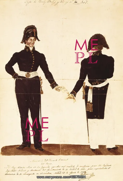: Spain (1833). Uniform for advisors, deputies : Spain (1833). Uniform for advisors, deputies