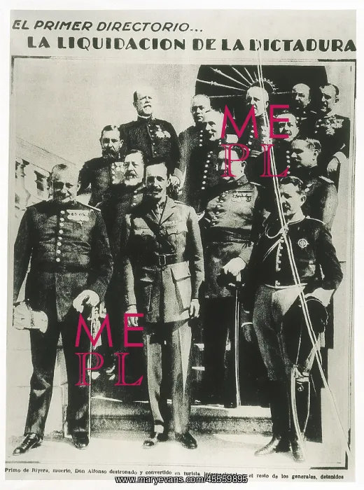 : Spain (1925). Primo de Rivera's Dictatorship : Spain (1925). Primo de Rivera's Dictatorship