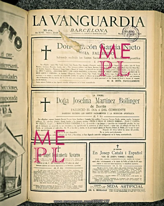 : Spain (1929). Primo de Rivera's Dictatorship : Spain (1929). Primo de Rivera's Dictatorship