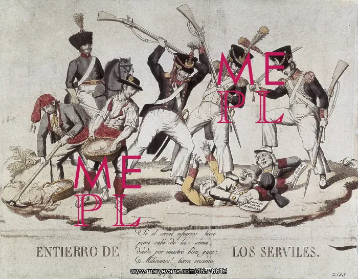 : Spain (19th c.). El Entierro de los Serviles : Spain (19th c.). El Entierro de los Serviles