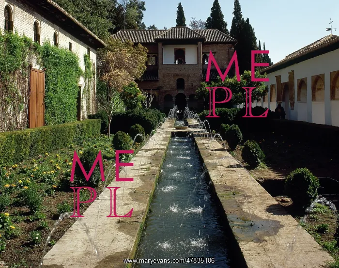 : Spain, Andalusia, Granada. The Generalife : Spain, Andalusia, Granada. The Generalife