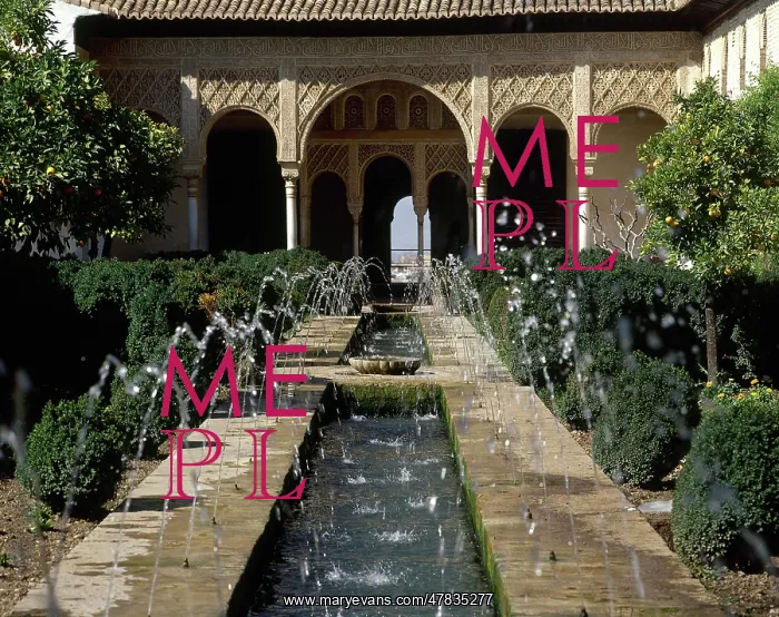  : Spain, Andalusia, Granada. The Generalife