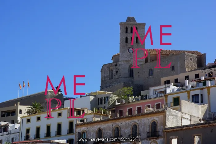 : Spain, Balearic Islands, Ibiza, Eivissa, Dalt Vila : Spain, Balearic Islands, Ibiza, Eivissa, Dalt Vila