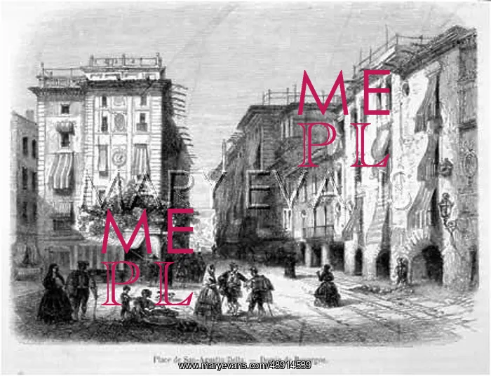 : SPAIN / BARCELONA 1857 : SPAIN / BARCELONA 1857
