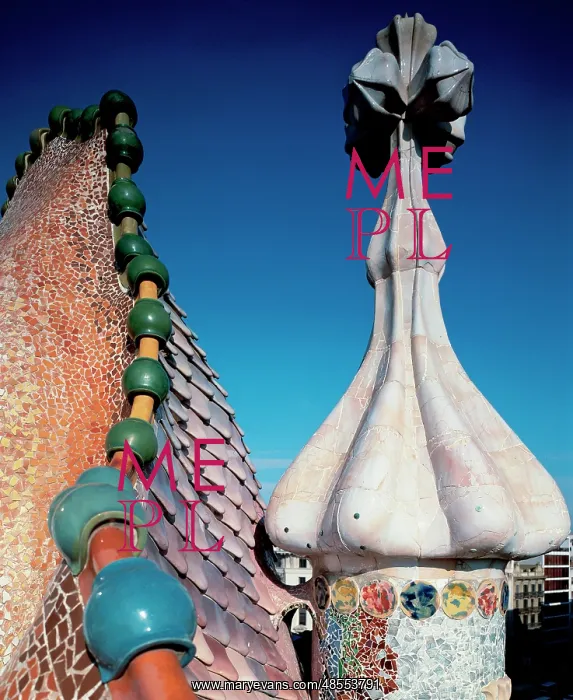 : Spain. Barcelona. Batllo House. 1904-1906. By Antoni Gaudi ( : Spain. Barcelona. Batllo House. 1904-1906. By Antoni Gaudi (