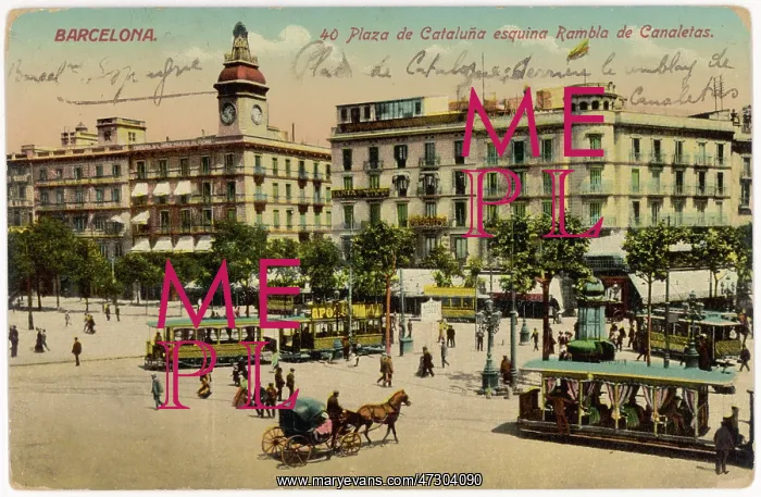  : SPAIN / BARCELONA C1908?