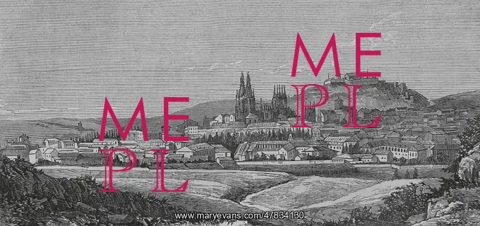 : Spain, Burgos. Panorama of the city : Spain, Burgos. Panorama of the city