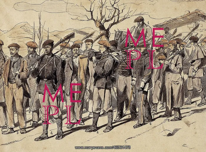 : Spain. Third Carlist War. Left army. Presentation : Spain. Third Carlist War. Left army. Presentation