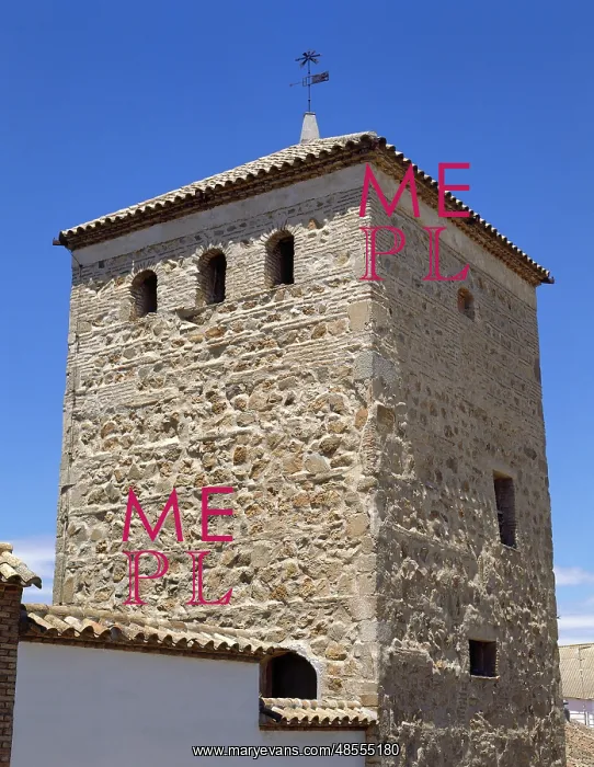 : Spain. Castile-La Mancha. Consuegra. The Tower of Tercia. Vi : Spain. Castile-La Mancha. Consuegra. The Tower of Tercia. Vi