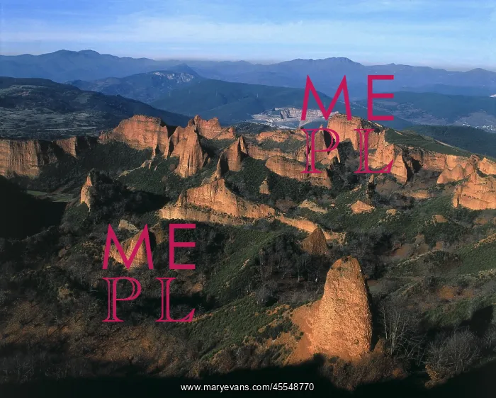  : SPAIN. CASTILE AND LEON. LEON. Las Medulas, ancient