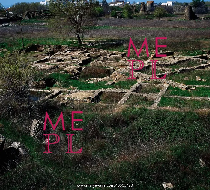 : Spain. Citadel of Roses (Rhode). Roman ruins : Spain. Citadel of Roses (Rhode). Roman ruins