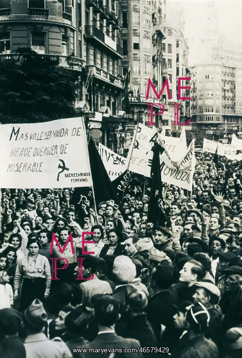 : Spain. Civil War. Demonstration in Madrid : Spain. Civil War. Demonstration in Madrid