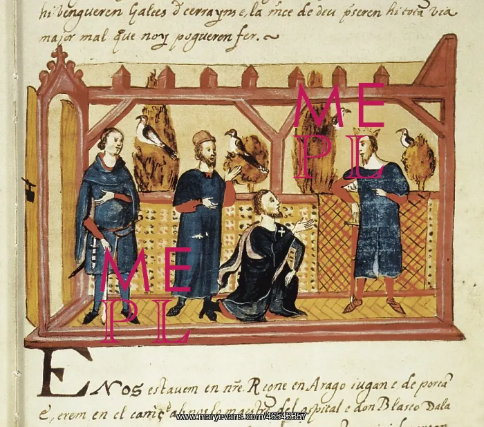 : Spain. Crown of Aragon. 13th c. Facsimile of : Spain. Crown of Aragon. 13th c. Facsimile of