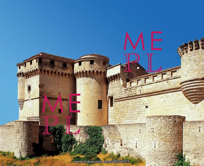: Spain. Cuellar. Castle : Spain. Cuellar. Castle
