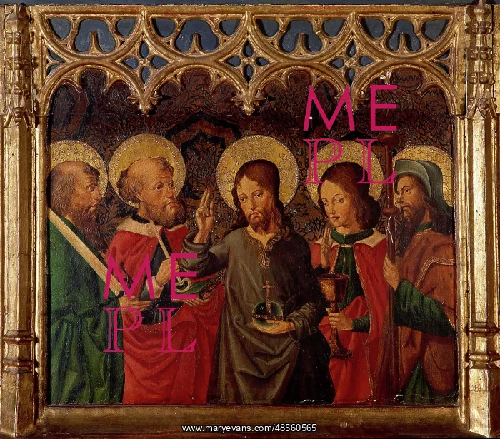 : Spain. Cuenca Cathedral. Altarpiece. Virgin of the Milk. 15t : Spain. Cuenca Cathedral. Altarpiece. Virgin of the Milk. 15t
