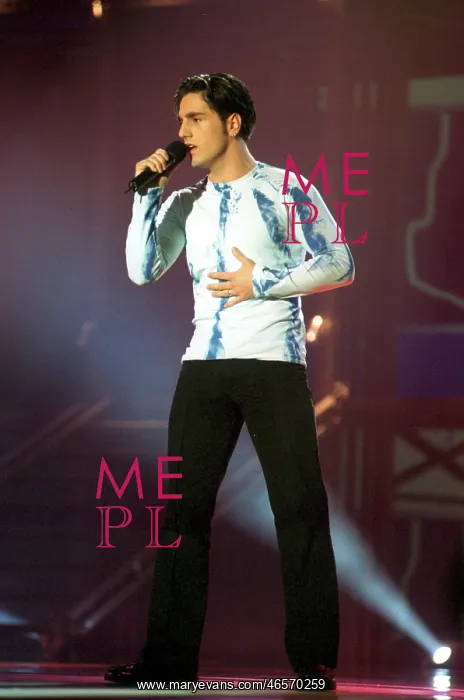  : SPAIN. David Bustamante. Spanish singer. 21 / 02 / 2002