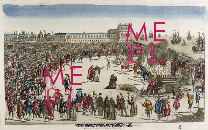 : Spain. Execution of the criminals by the Inquisition : Spain. Execution of the criminals by the Inquisition