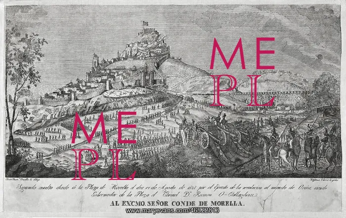 : Spain. First Carlist War. Second assault to Morella : Spain. First Carlist War. Second assault to Morella