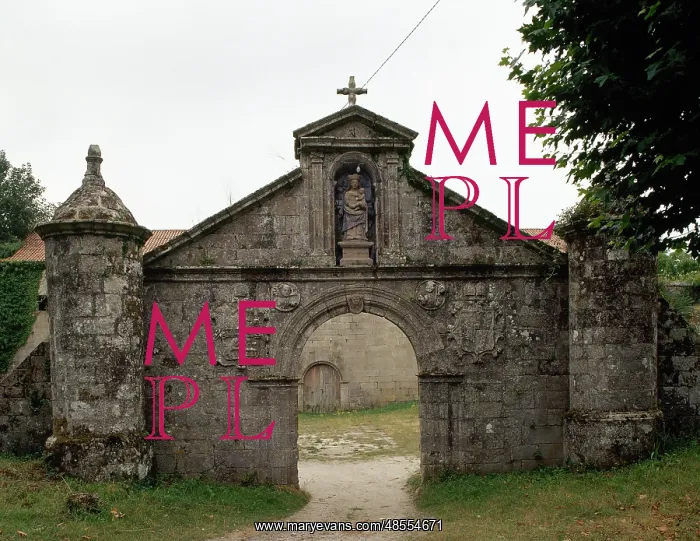 : Spain. Galicia. Melon. Cistercian monastery of St. Mary. Ent : Spain. Galicia. Melon. Cistercian monastery of St. Mary. Ent