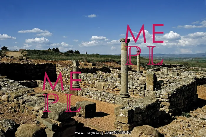 : SPAIN. Garray. View of the Celtiberian-Roman : SPAIN. Garray. View of the Celtiberian-Roman