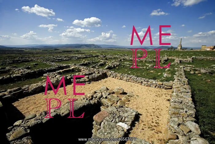 : SPAIN. Garray. View of the Celtiberian-Roman : SPAIN. Garray. View of the Celtiberian-Roman