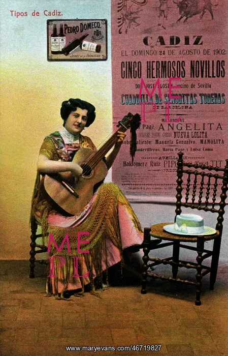 : Spain - A Lady from Cadiz : Spain - A Lady from Cadiz