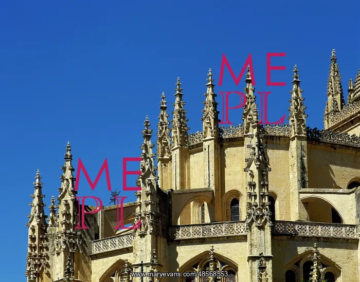: Spain. Leon. Gothic cathedral. 13th-14th centuries. Pinnacle : Spain. Leon. Gothic cathedral. 13th-14th centuries. Pinnacle