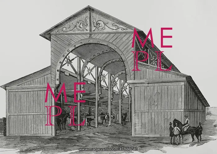  : Spain, Madrid. Cattle exhibition of 1882
