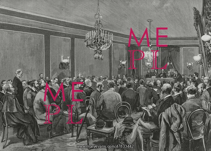 : Spain, Madrid. A session of traders and industrialists : Spain, Madrid. A session of traders and industrialists