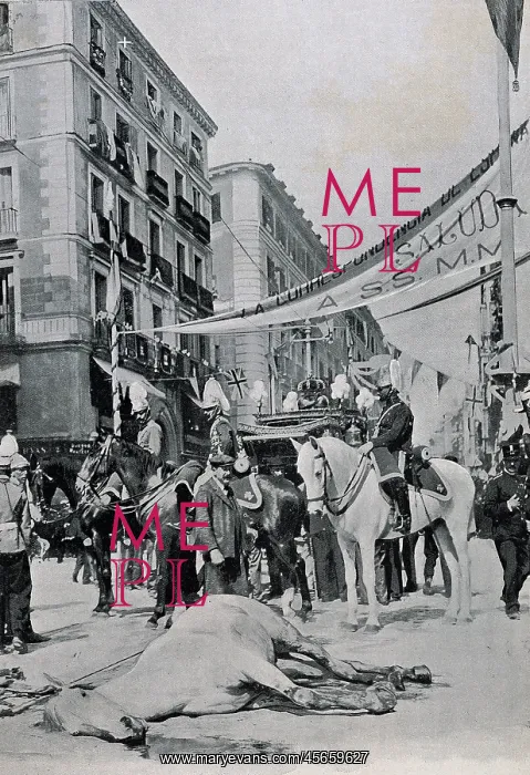 : SPAIN. Madrid. Spain (1906). Assassination attempt : SPAIN. Madrid. Spain (1906). Assassination attempt