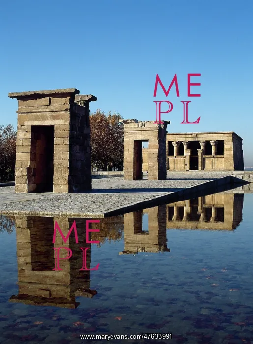: Spain. Madrid. Temple of Debod : Spain. Madrid. Temple of Debod