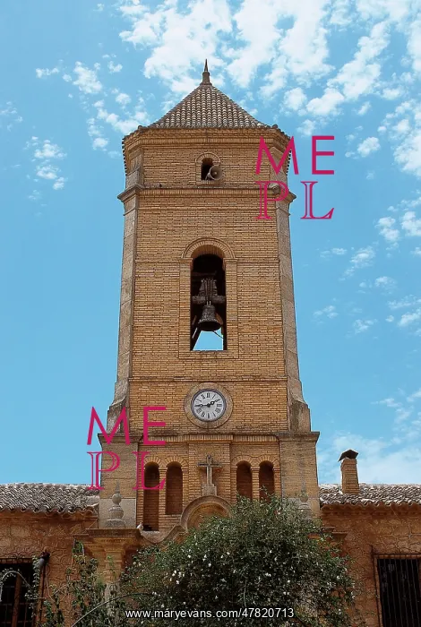 : Spain, Murcia. Tower of the Sanctuary of Santa Eulalia : Spain, Murcia. Tower of the Sanctuary of Santa Eulalia