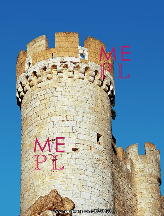 : Spain. Penafiel. Castle. Tower : Spain. Penafiel. Castle. Tower