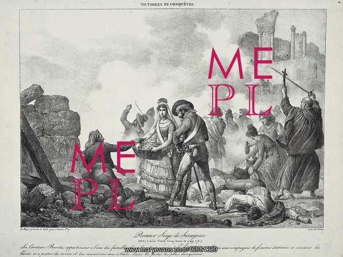 : Spain. Peninsular War (1808-1814). First Siege : Spain. Peninsular War (1808-1814). First Siege