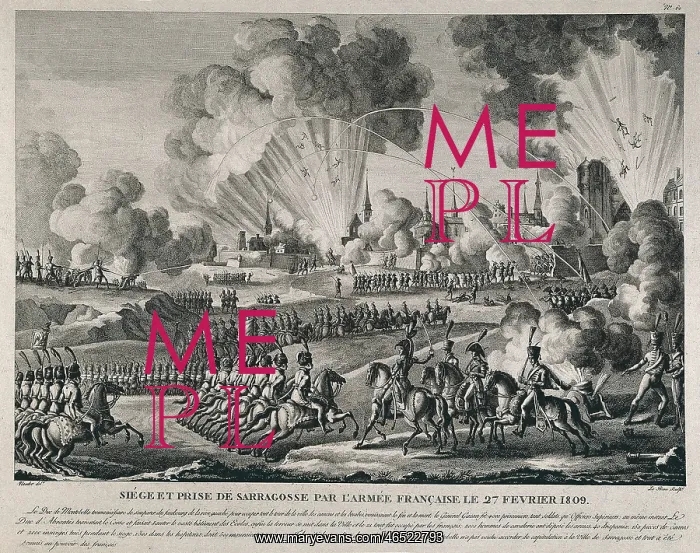 : Spain. Peninsular War (1808-1814). Siege and : Spain. Peninsular War (1808-1814). Siege and