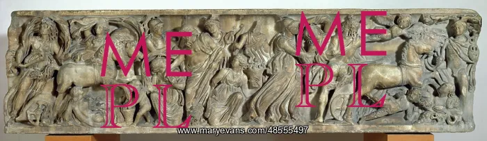 : Spain. Roman Sarcophagus. Rape of Proserpina. 2nd century AD : Spain. Roman Sarcophagus. Rape of Proserpina. 2nd century AD