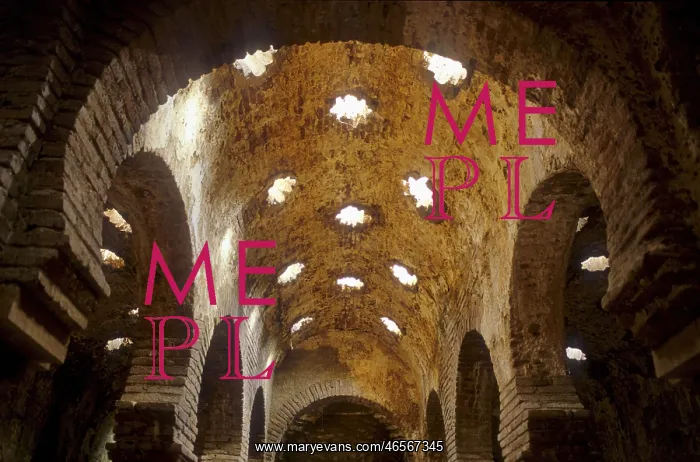 : SPAIN. Ronda. Moorish baths (13th-14th centuries) : SPAIN. Ronda. Moorish baths (13th-14th centuries)