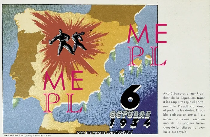 : Spain. Second Republic (1931-1936). 6th October : Spain. Second Republic (1931-1936). 6th October