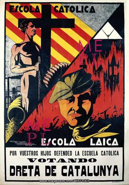 : Spain. Second Republic (1936-1939). Poster of : Spain. Second Republic (1936-1939). Poster of