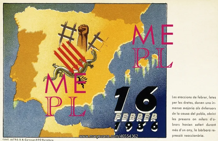 : Spain. Second Republic. Elections of 16th February : Spain. Second Republic. Elections of 16th February