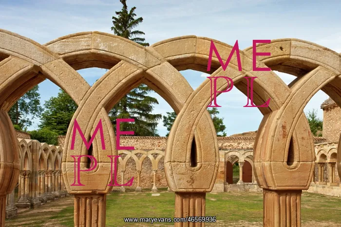 : SPAIN. Soria. Monastery of San Juan de Duero : SPAIN. Soria. Monastery of San Juan de Duero