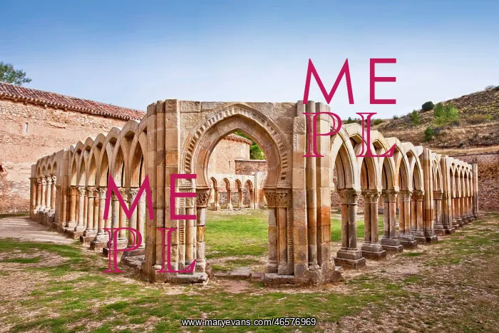: SPAIN. Soria. Monastery of San Juan de Duero : SPAIN. Soria. Monastery of San Juan de Duero
