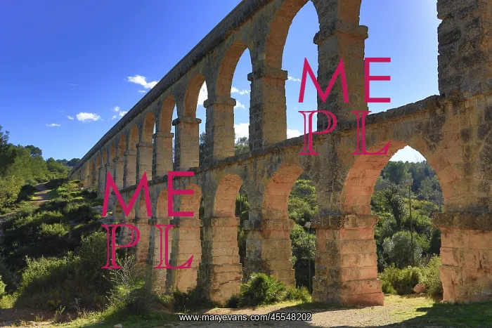 : Spain. Tarragona. Roman aquaduct : Spain. Tarragona. Roman aquaduct