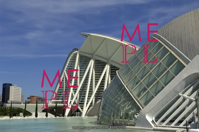 : SPAIN. Valencia. City of Arts and Sciences. L'Hemisferic : SPAIN. Valencia. City of Arts and Sciences. L'Hemisferic