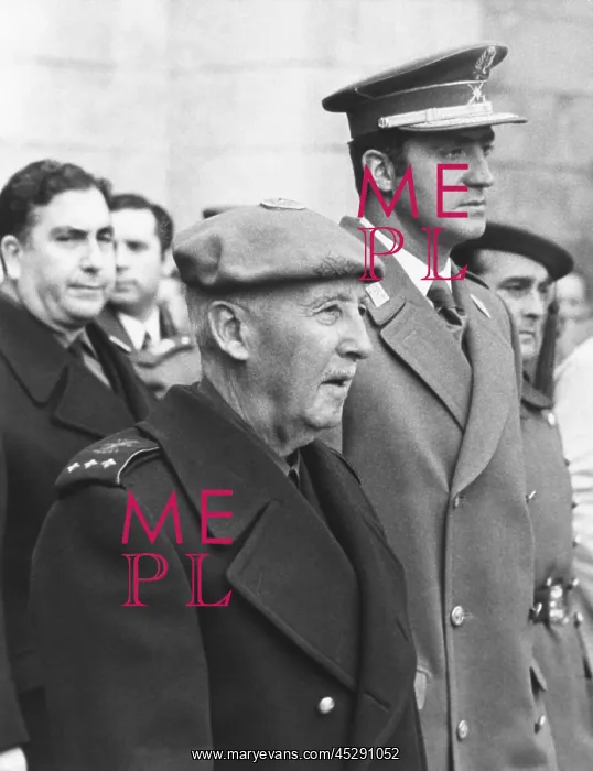 : Spain's dictator, General Francisco Franco and : Spain's dictator, General Francisco Franco and