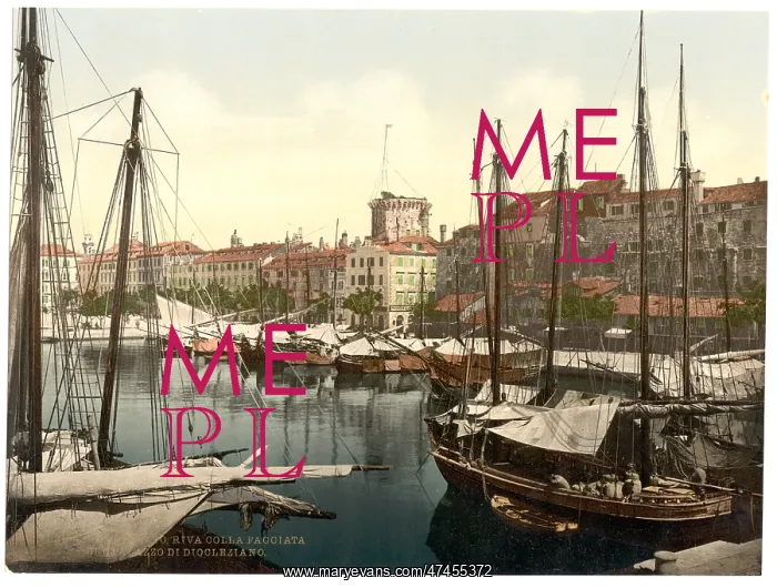 : Spalato, Diocletian's Palace, Dalmatia, Austro-Hungary : Spalato, Diocletian's Palace, Dalmatia, Austro-Hungary