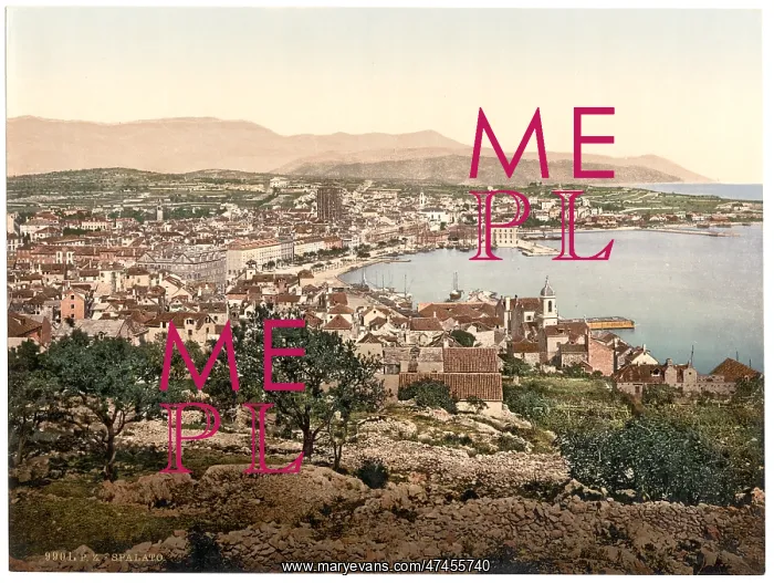 : Spalato, general view, Dalmatia, Austro-Hungary : Spalato, general view, Dalmatia, Austro-Hungary