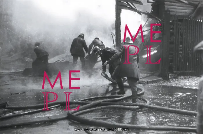 : Spanish Civil War. Firemen and members of the : Spanish Civil War. Firemen and members of the