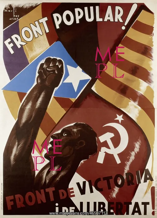 : Spanish Civil War. Front Popular!: Front de : Spanish Civil War. Front Popular!: Front de