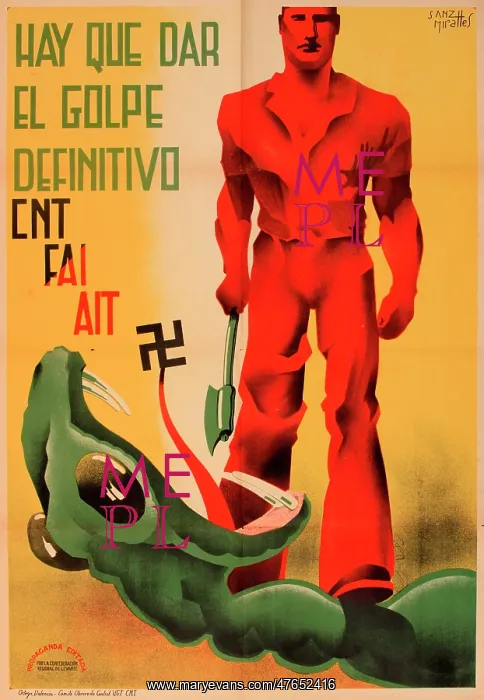 : Spanish Civil War poster : Spanish Civil War poster